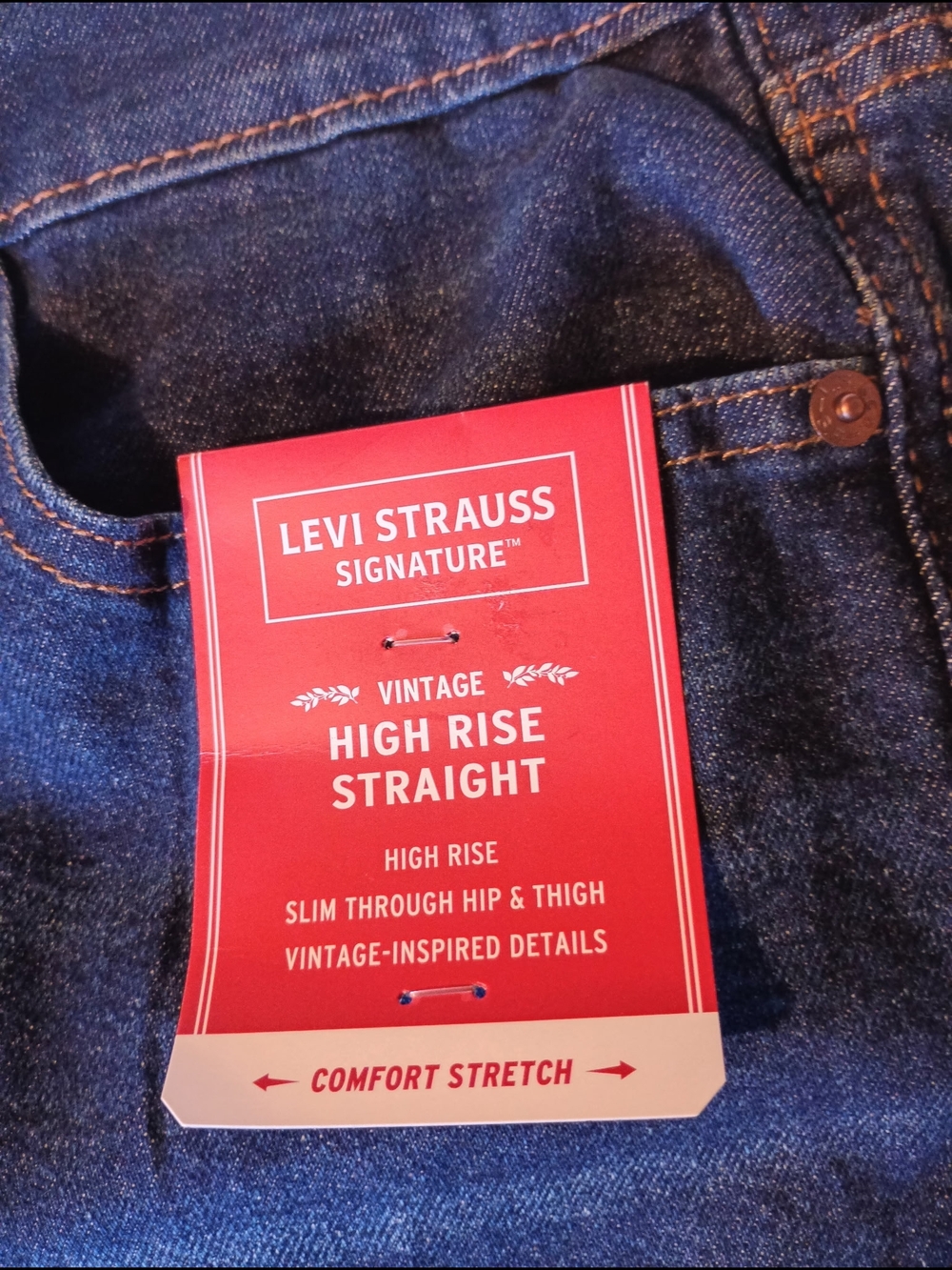 Levi's Women's High Rise Straight Jeans - Blue
